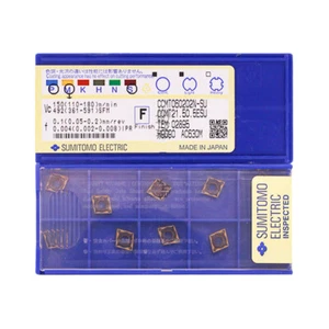 10 pezzi AC630M CCMT060202N-SU CCMT21.50.5ESU inserti in carburo originali - Foto 1 di 1