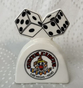 ZIRKUS ZIRKUS Neuheit GLOCKE Würfel Stil Keramik Souvenir Glocke Vintage UNIKAT - Bild 1 von 3