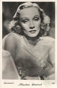 PHOTO / POSTCARD NOT TRAVELLED_ MARLENE DIETRICH _PARAMOUNT_ THIRTIES ? - Picture 1 of 1