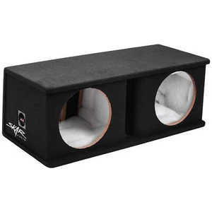 SKAR AUDIO DUAL 12" PORTED SUBWOOFER ENCLOSURE - 4.00 FT^3 @ 32 HZ | SK2X12V - Picture 1 of 6