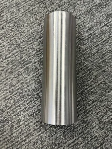 Tubo de escape recto de acero inoxidable OD de 2,5" tubo de tubo de 6" de largo pieza - Imagen 1 de 3