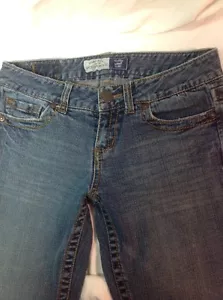 Jeans Aeropostale Hailey skinny svasato taglia 1/2 reg spedizione gratuita - Foto 1 di 5