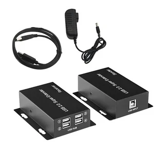 50M USB2.0 Network Cable Extender Over Ethernet Rj45 Cat5e/6/7 Cable Transmit - Picture 1 of 15