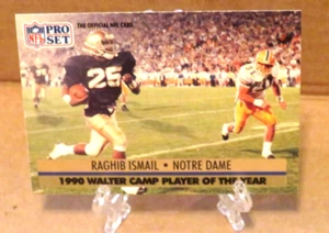 Raghib Ismail Notre Dame 1991 Pro Set 1990 Walter Camp Player Of The Years - Picture 1 of 1