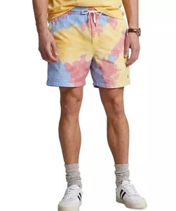 Polo Ralph Lauren Prepster Chino Shorts Seersucker 6" Mens Size XXL Tie Dye $148 - Picture 1 of 9