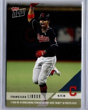 2018 Topps Now #89 Francisco Lindor Cleveland Indians