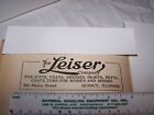 1918 THE LEISER COMPANY Clothing Store - Printed Paper Ad QUINCY ILLINOIS
