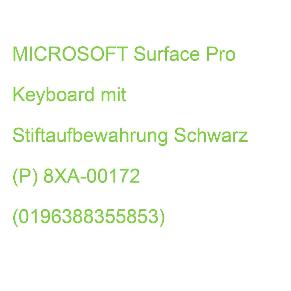 Microsoft Surface Pro Keyboard mit Stiftaufbewahrung