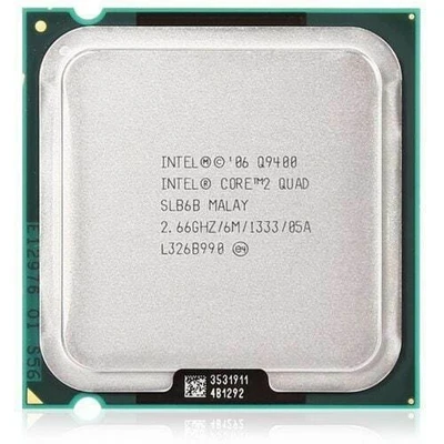 Intel Core 2 Quad Q9400 2.66Ghz 6M 1333GHz Socket 775 4 Threads CPU Processor - Image 1 of 4