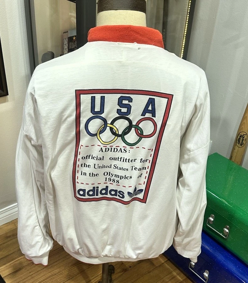 Vintage 1988 Adidas Olympics Official Jacket Men’s XL - Image 1 of 4