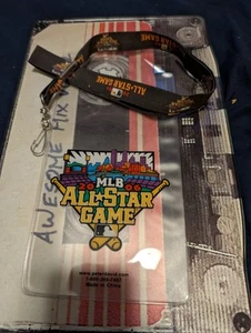 MLB All Star Game Lanyard & Clear Ticket Holder - Picture 1 of 5