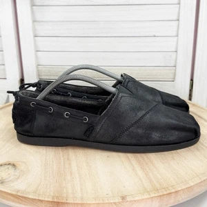 Scarpe mocassini slip on Bobs by Skechers Chill Luxe Oil Rub neri donna 11 - Foto 1 di 10