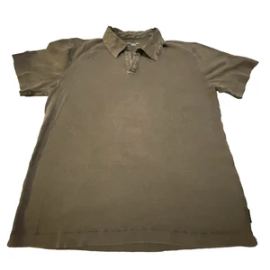 Calvin Klein Jeans Short Sleeve Polo T-Shirt Brown Men's Large Tee Mens Adult - Picture 1 of 5