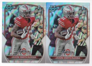 (2) Jaxon Smith-Njigba 2022 BOWMAN U CHROME REFRACTOR ROOKIE LOT #78 SEAHAWKS🔥 - Picture 1 of 2
