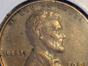 1951 D Lincoln Wheat Penny Error Doubled Die Obverse DDO FS-101 Collectible DDR - Picture 1 of 12