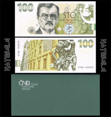 Czech Republic CZECHIA 100 korun 2022 P-30 COMMEMORATIVE IN FOLDER+Booklet UNC - Image 1 of 4