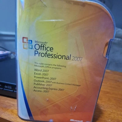 Microsoft Office 2007 Professional (Full English Retail Version) 2 Disk With Key - Image 1 of 4