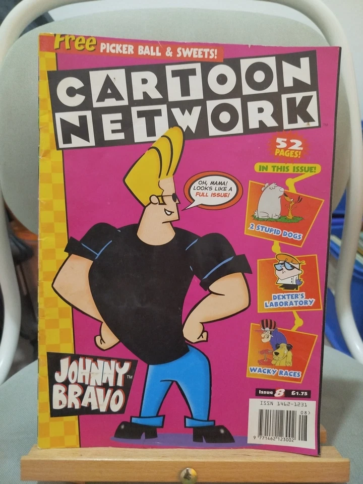 CARTOON NETWORK MAGAZINE COMIC ISSUE 8 JOHNNY BRAVO VINTAGE - Image 1 of 1