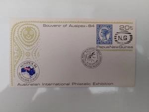 Papua New Guinea Pre Stamped Envelope - Ausipex 84 FDC - Picture 1 of 1
