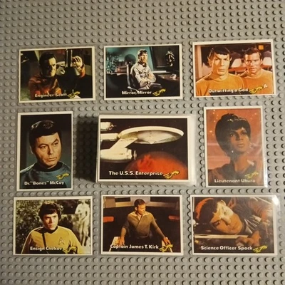 1976 topps star trek set 88 cards with wrapper and 5 stickers - Image 1 of 3