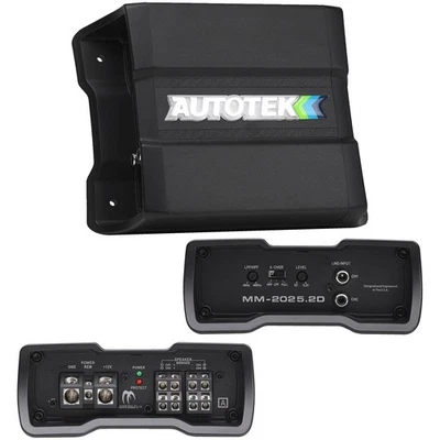 Autotek MM20252D Mean Machine Compact D Class Amplifier 2000 Watts 2 Channel - Image 1 of 3