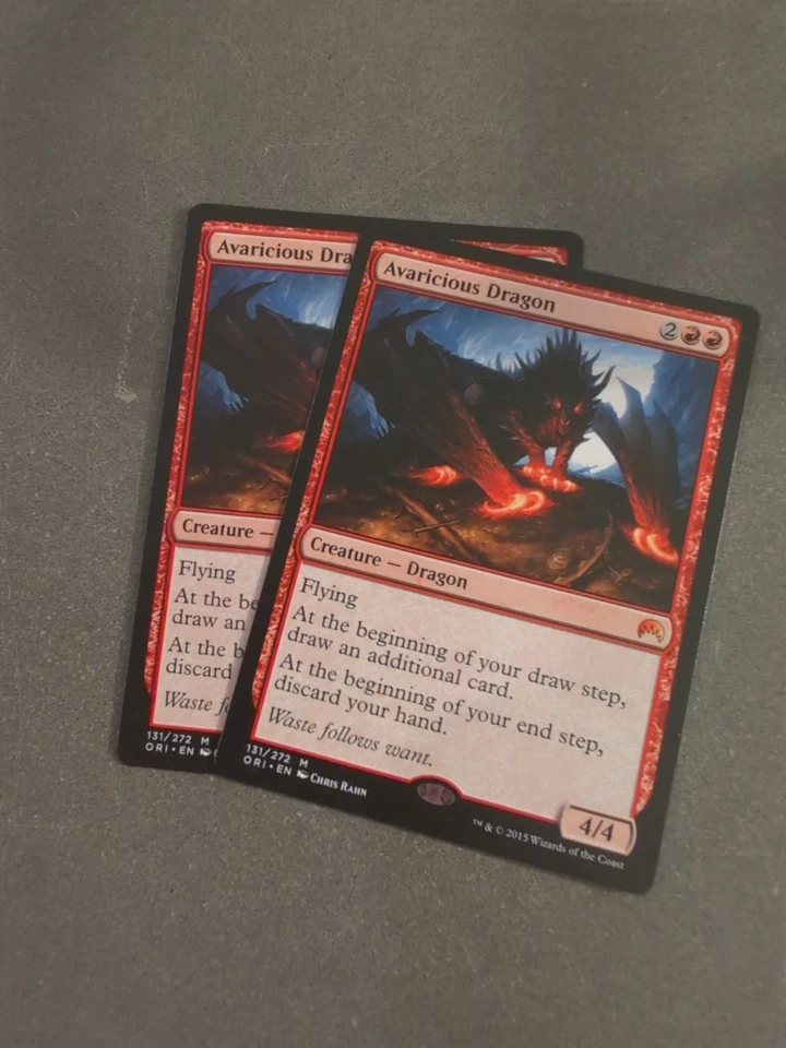 MTG 2X Avaricious Dragon Origins 131 Regular Mythic  NM - Image 1 of 1