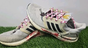 Adidas Ultraboost 20 Zapatos Para Hombre Talla 7 Gris Dragón Bordado Personalizado Arte Floral - Imagen 1 de 24