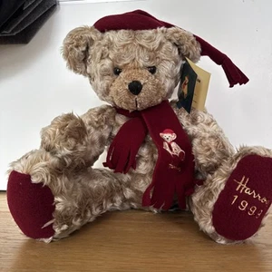 Harrods Christmas Bear 1999 (James) - New With Tags size 13” - Picture 1 of 5
