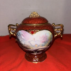 Thomas Kinkade, SWEETHEART COTTAGE 4th issue (2001) Music Box A0891 - Picture 1 of 8