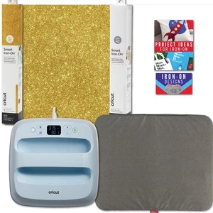 Cricut EasyPress 3 9 in x 9 in Cricut Smart Iron-on Bundle - Picture 1 of 6
