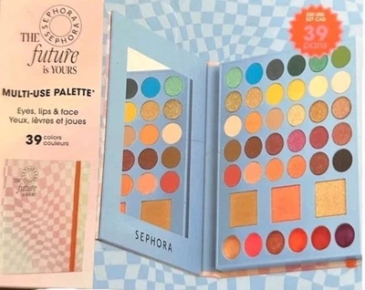 Sephora The Future Is Yours Multi-Use Palette Eye Lip Cheek 39 Colors New Boxed  - Image 1 of 2