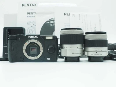 Kit de lentes Pentax Q10 negro 12,4 MP 02 06 2566 disparos con caja [Exc+++] #Z5552A Foto 1 de 4