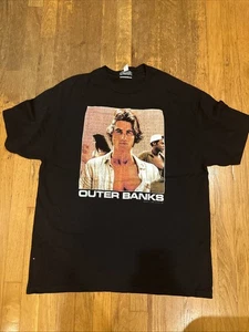 Netflix Outer Banks John B. Portrait T Shirt Black Size Xtra Large {XL} - Picture 1 of 2