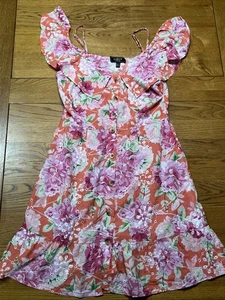 Lipsy Ladies Size 8 Summer Dress Floral Multicoloured - Picture 1 of 9