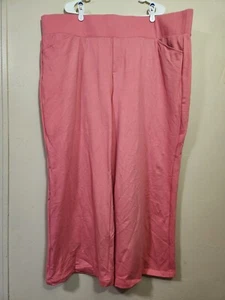 Studio By Torrid Pull-On Pocket Pixie Wide Leg Pink Pants Womens Size 4R - Picture 1 of 7