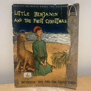 Little Benjamin and The First Christmas VTG Childrens Book 1965 Bethlehem Boy - Picture 1 of 1
