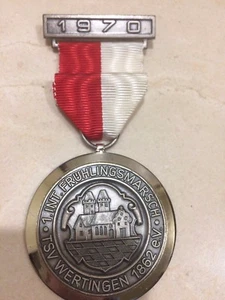 TSV WERTINGEN 1862   1 INT FRUHLINSMARSCH MEDAL 1970 - Picture 1 of 2