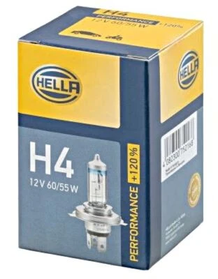 Fog Light Bulb HELLA Fits ABARTH ALFA ROMEO AUDI AUSTIN BMW CHEVROLET KIA 60-16 - Image 1 of 2