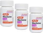 Meclizine 25mg Anti Nausea Vertigo Travel Sickness 100ct -3 Pack - Exp 06-2027