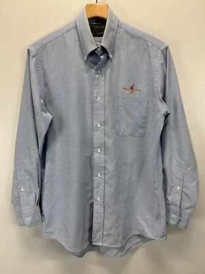 Camisa De Colección Atlanta 1996 Juegos Olímpicos Abotonada Talla 15.5 Para Hombre Azul Bordado LEER Foto 1 de 4