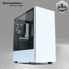 Tecware Nexus C, ATX Mid Tower Tempered Glass Gaming Computer Case w/ 3 Fans