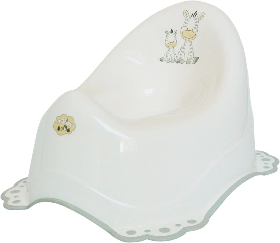 nip 37082 Anti Rutsch Töpfchen Toilettentrainer bequeme Sitzhöhe weiß SEHR GUT - Bild 1 von 1