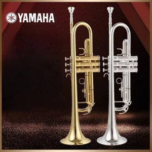 Free shipping Gold silver gold color YTR-9335GS brass material trumpet - Picture 1 of 15