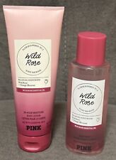 Victoria's Secret PINK WILD ROSE Body Mist & Lotion New