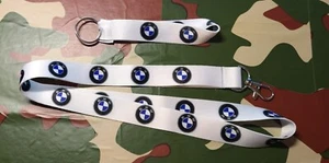 BMW Logo Lanyard and Key Ring Bike Car Office - Picture 1 of 6