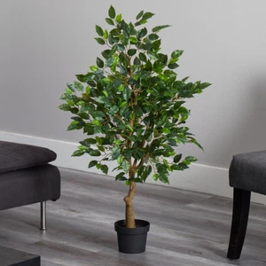 ARTIFICIAL FICUS TREE 3.25 Ft Indoor Plant - Picture 1 of 12