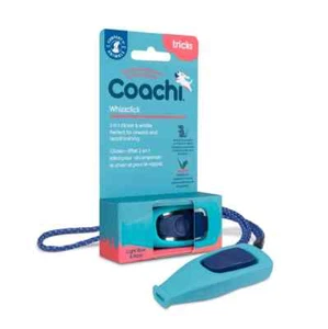 Coachi Multi-Clicker Light Blue & Navy Button Training Tool For Dogs - Picture 1 of 1