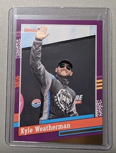 2024 Panini Donruss NASCAR Kyle Weatherman Purple #164 24/99 - Picture 1 of 3