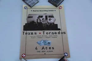 TEXAS TORNADOS AUGIE MEYERS-DOUG SAHM-FLACO JIMENEZ-FREDDY FENDER 1996 POSTER  - Picture 1 of 3