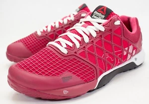 Reebok Crossfit CF74 Damengröße US 8 rot CrossFit Aktiv Fitnessstudio Turnschuhe Schuhe - Bild 1 von 12